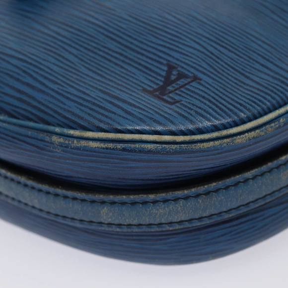 LOUIS VUITTON Epi June Feuille MM Shoulder Bag Blue M52155 LV Auth 82031 - Picture 15 of 16